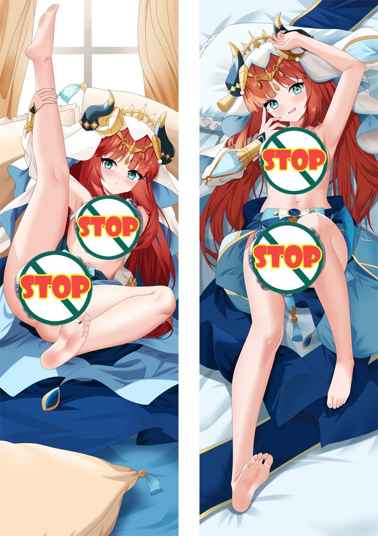 Nilou Genshin Impact Anime Dakimakura Body Pillow Cover image 0