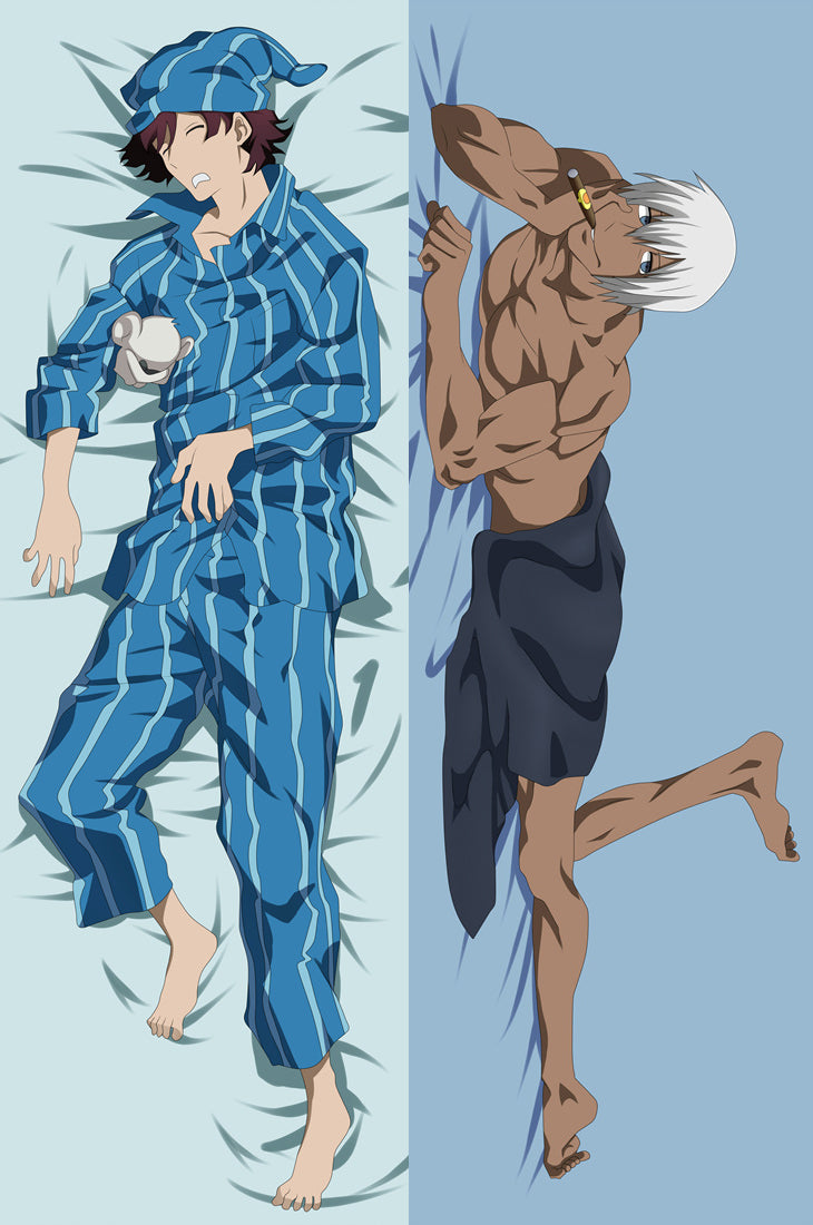 Blood Blockade Battlefront Leonardo Watch Zapp Renfro Anime Dakimakura Pillow Cover image 0