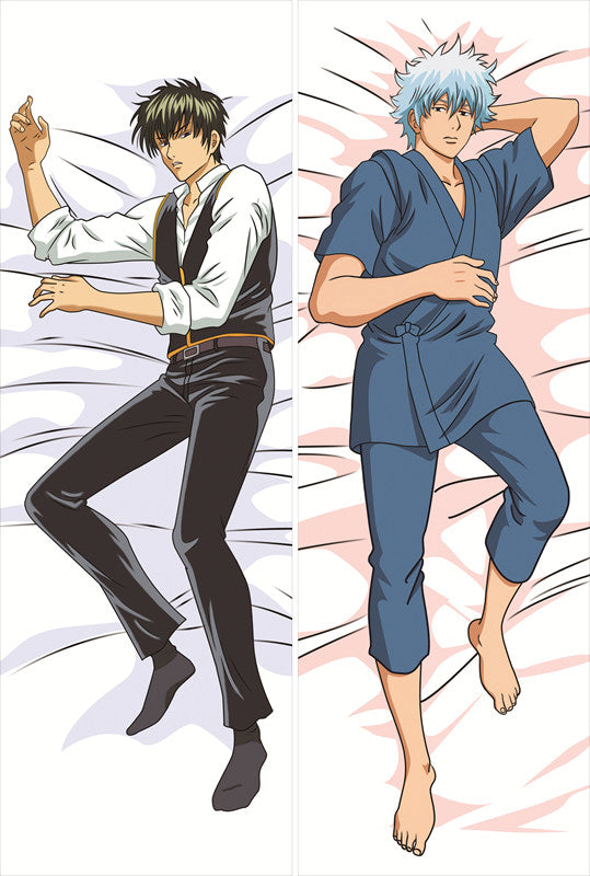 Gin Tama Gintoki Sakata Anime Dakimakura Pillow Cover image 0