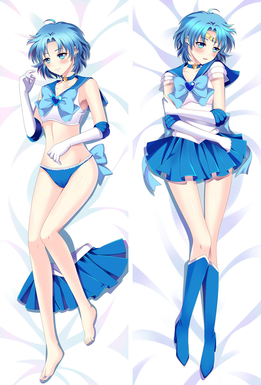 Sailor Moon Ami Mizuno Anime Dakimakura Pillow Case image 0