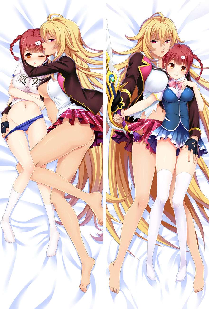 Valkyrie Drive Mamori Tokonome Mirei Shikishima Anime Dakimakura Pillow Case image 0
