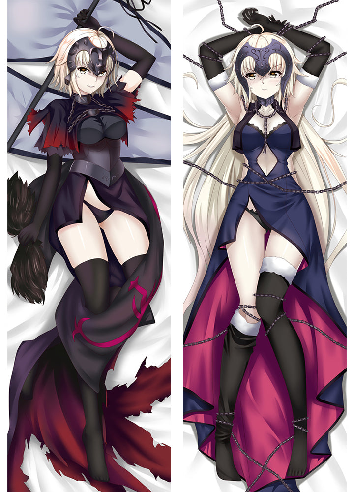 Fate/Grand Order FateGO FGO Jeanne d'Arc alter Anime Dakimakura Pillow Cover image 0