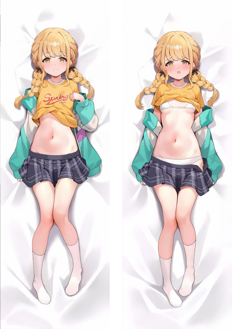 Gakuen Idolmaster  Fujita Kotone Anime Dakimakura Body Pillow Cover image 0