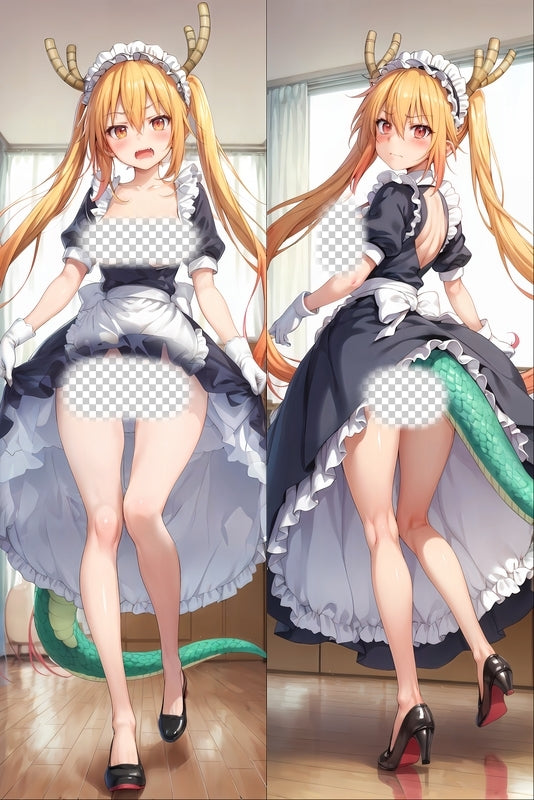 Miss Kobayashi's Dragon Maid Tohru Anime Dakimakura Body Pillow Cover image 0