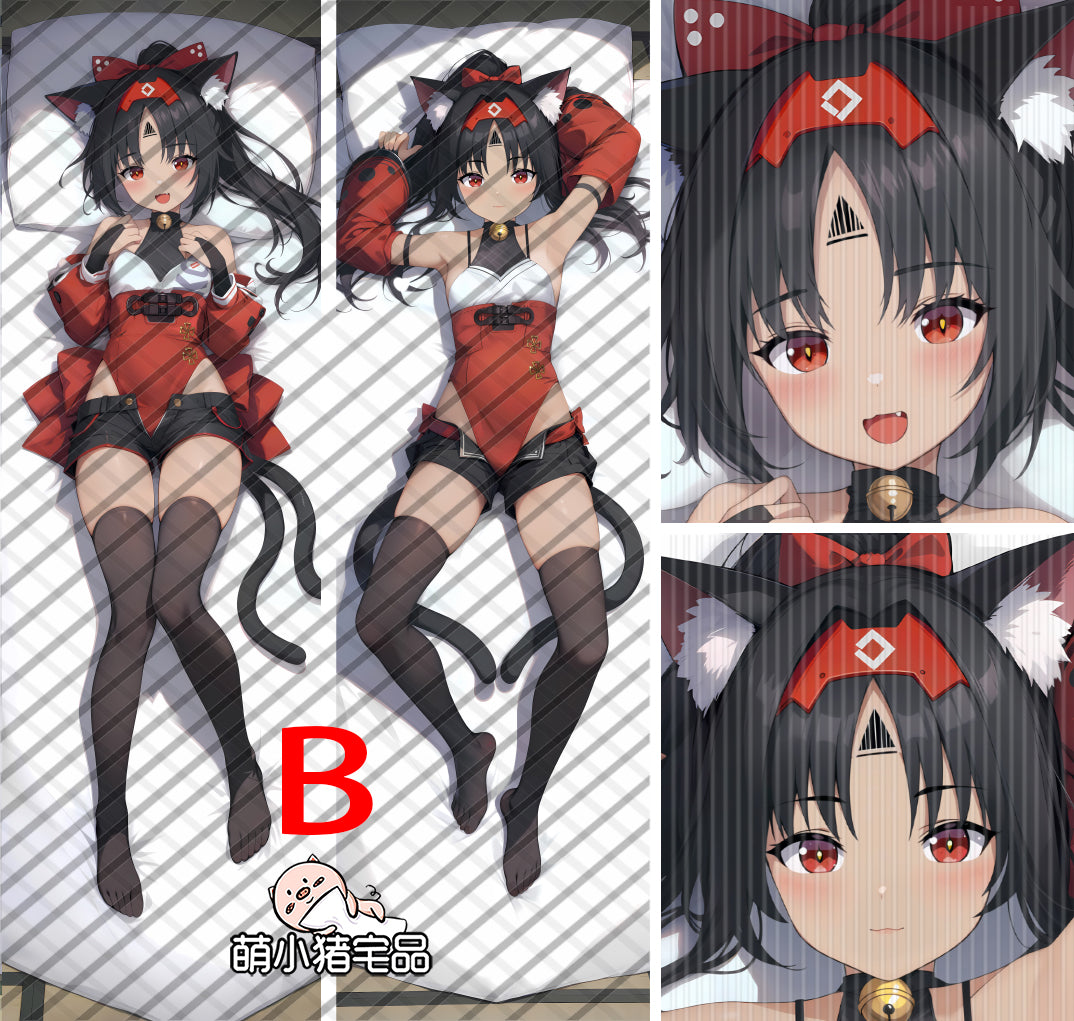 Zenless Zone Zero Nekomiya Mana Anime Dakimakura Pillow Cover image 0
