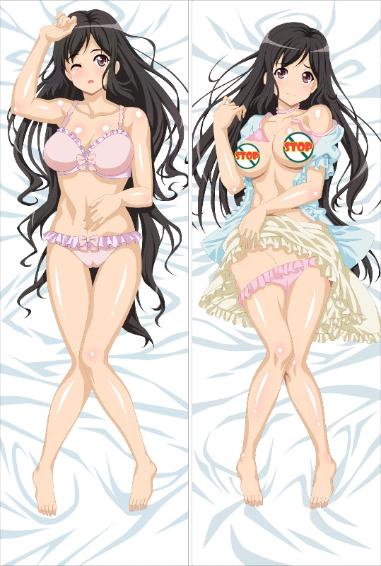Ero Manga! H mo Manga mo Step-up Ayabe haruru Anime Dakimakura Japanese Pillow Cover image 0