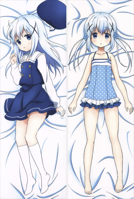 Is the Order a Rabbit? Chino Kafuu Anime Dakimakura Pillow Cover image 0
