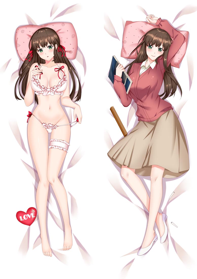 Domestic Girlfriend Tachibana Hina Anime Dakimakura Pillow Cover image 0