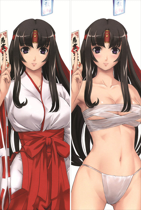 Queen's Blade Tomoe Anime Dakimakura Body Pillow Cover image 0