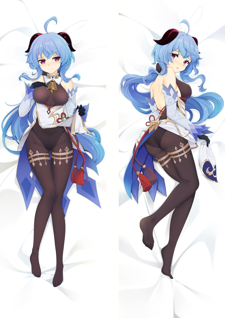 Genshin Impact Ganyu Anime Dakimakura Body Pillow Cover image 0