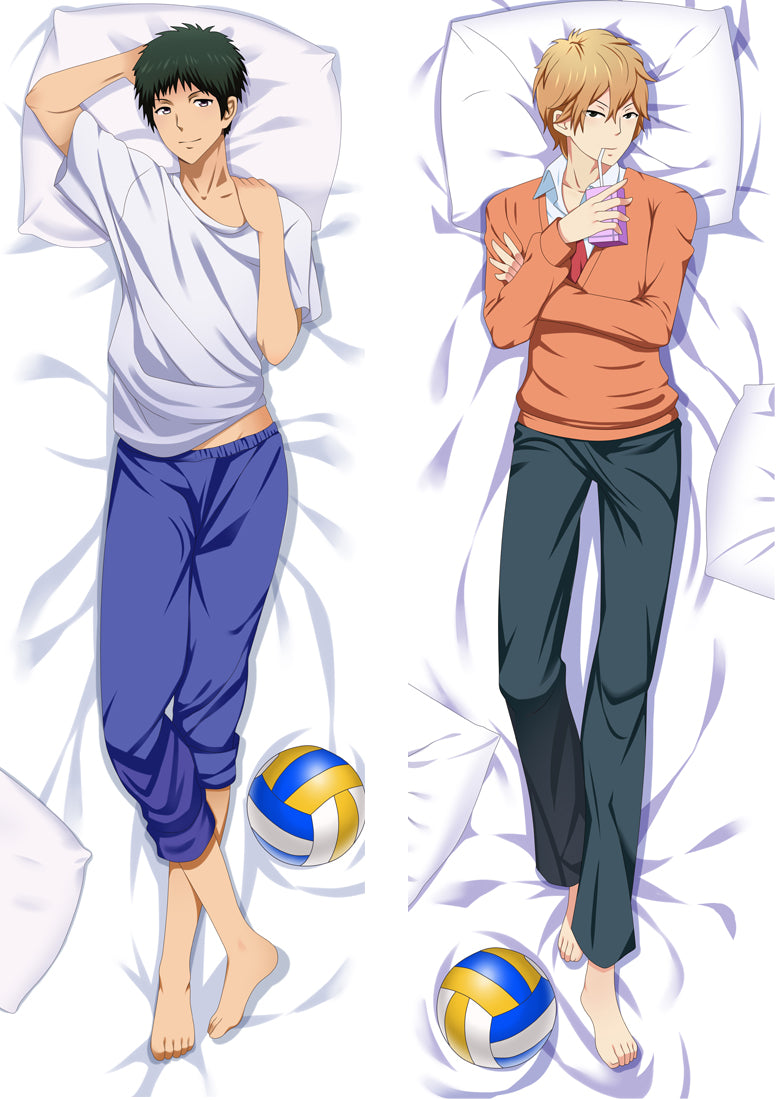 Kiss Him, Not Me Yusuke Igarashi &amp; Nozomi Nanashima Anime Dakimakura Body Pillow Cover image 0