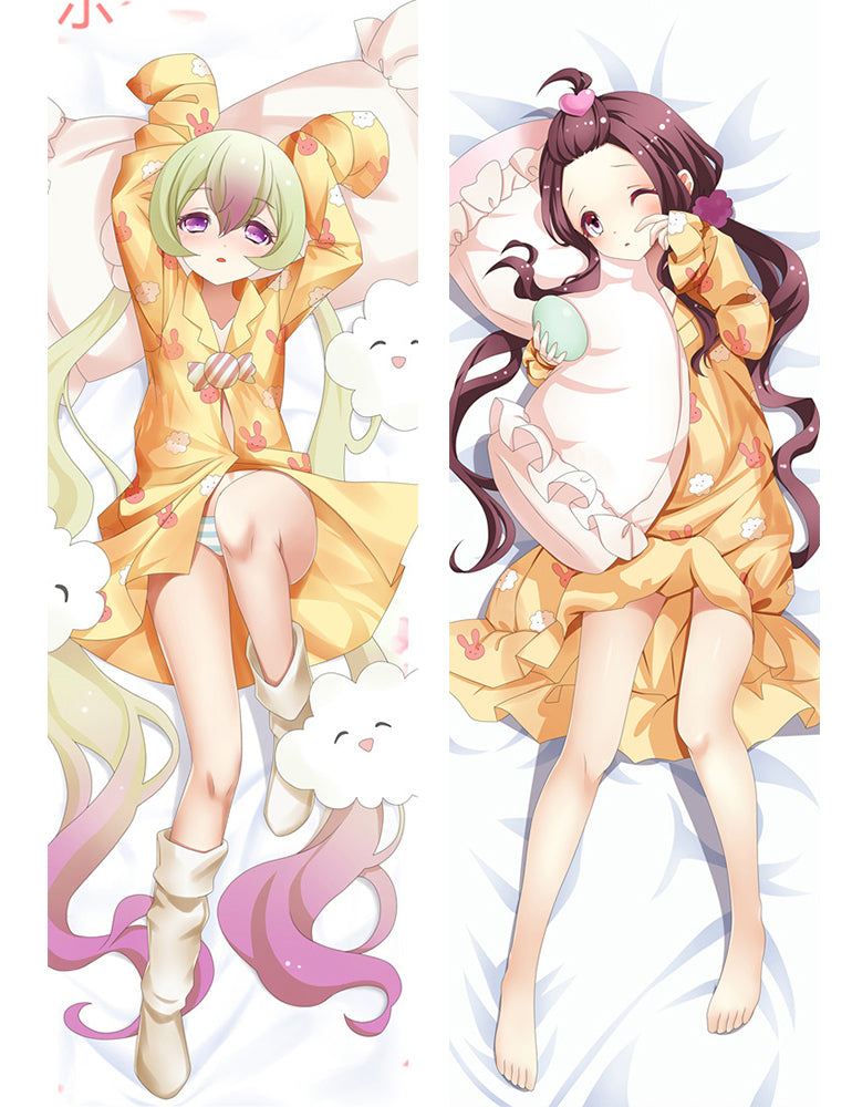 Magical Girl Raising Project Nemurin Nemu Sanjou Anime Dakimakura Pillow Cover image 0