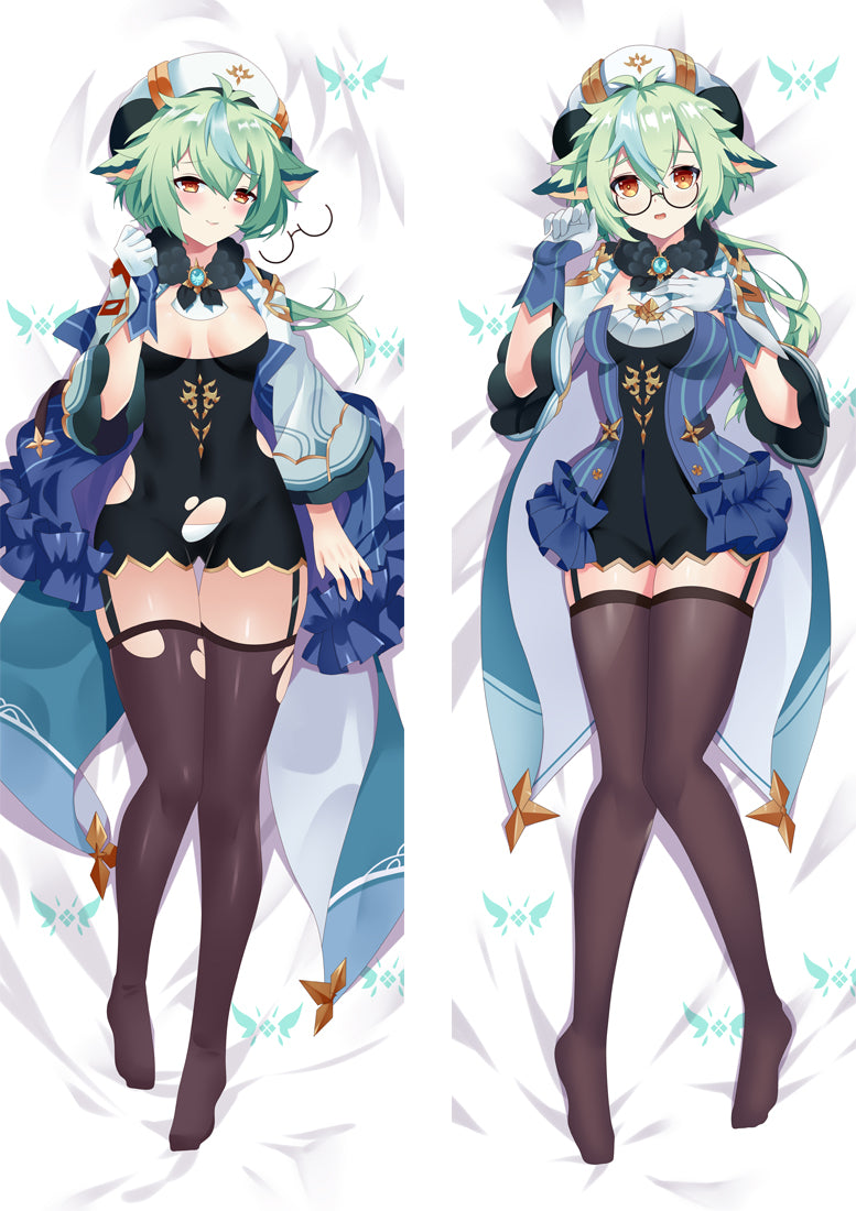 Genshin Impact Sucrose Anime Dakimakura Body Pillow Cover image 0