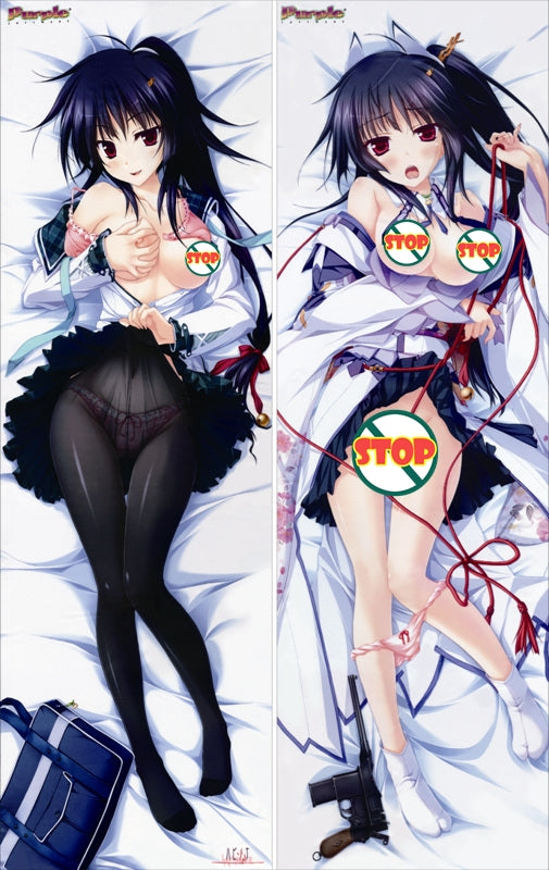 Hapymaher Saki Hasuno Anime Dakimakura Japanese Pillow Cover image 0