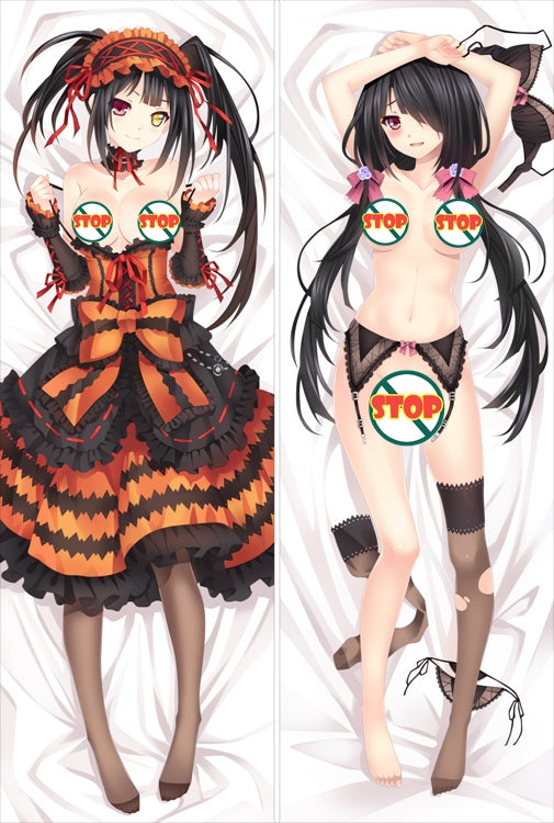 Date A Live Kurumi Tokisaki Anime Dakimakura Pillow Cover image 0
