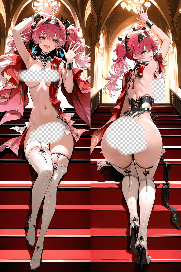 Wuthering Waves Lupa Anime Dakimakura Naked Body Pillow Cover image 0