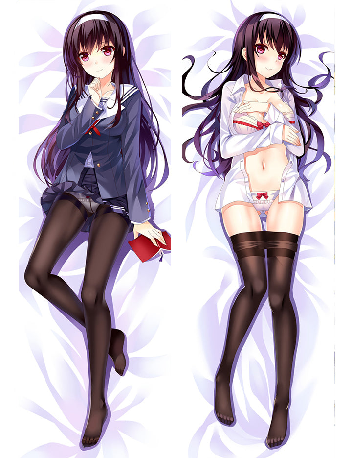 Saekano: How To Raise A Boring Girlfriend Utaha Kasumigaoka Anime Dakimakura Pillow Cover image 0