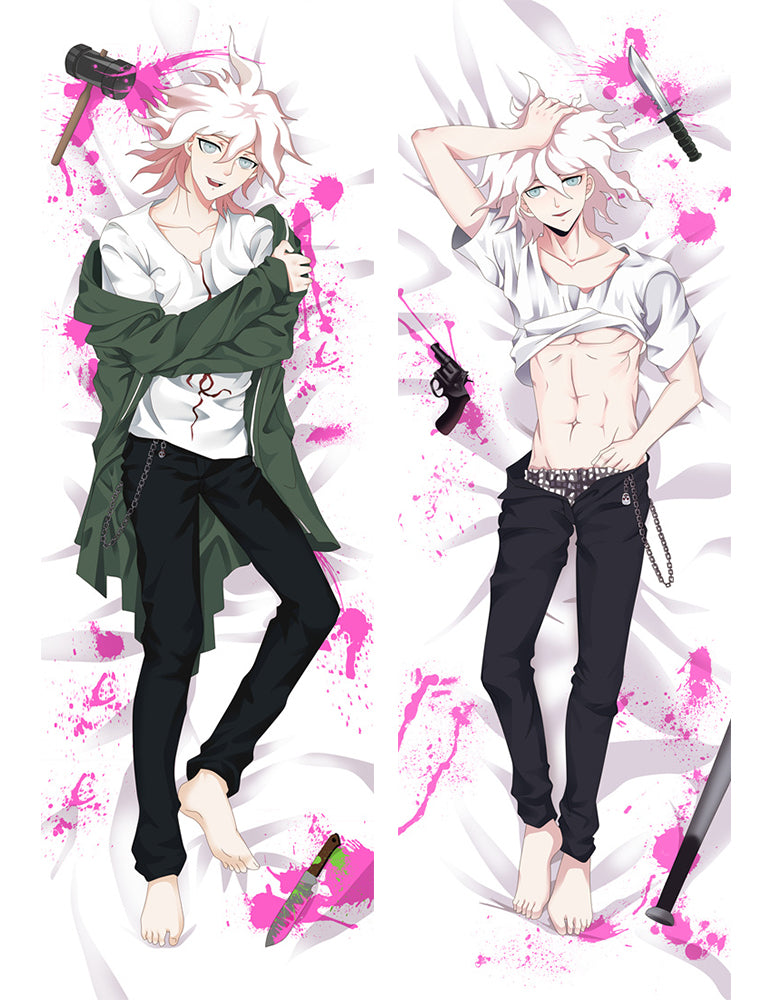 Danganronpa Nagito Komaeda Anime Dakimakura Pillow Cover image 0