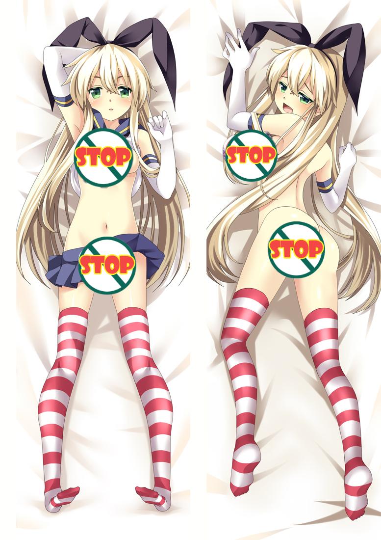 Shimakaze Kantai Collection Anime Dakimakura Body Pillow Cover image 0