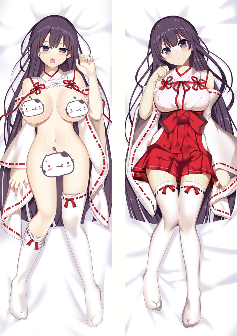 Pretty Girl Anime Dakimakura Pillow Cover image 0