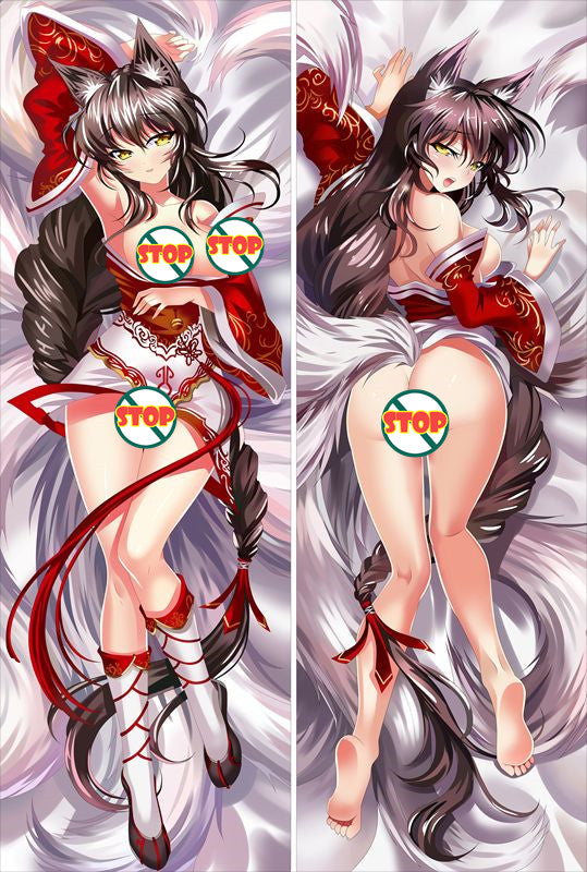 Ahri 18+ Sex Body Pillow Case with Double Sides Zipper - League of Legends LOL image 0