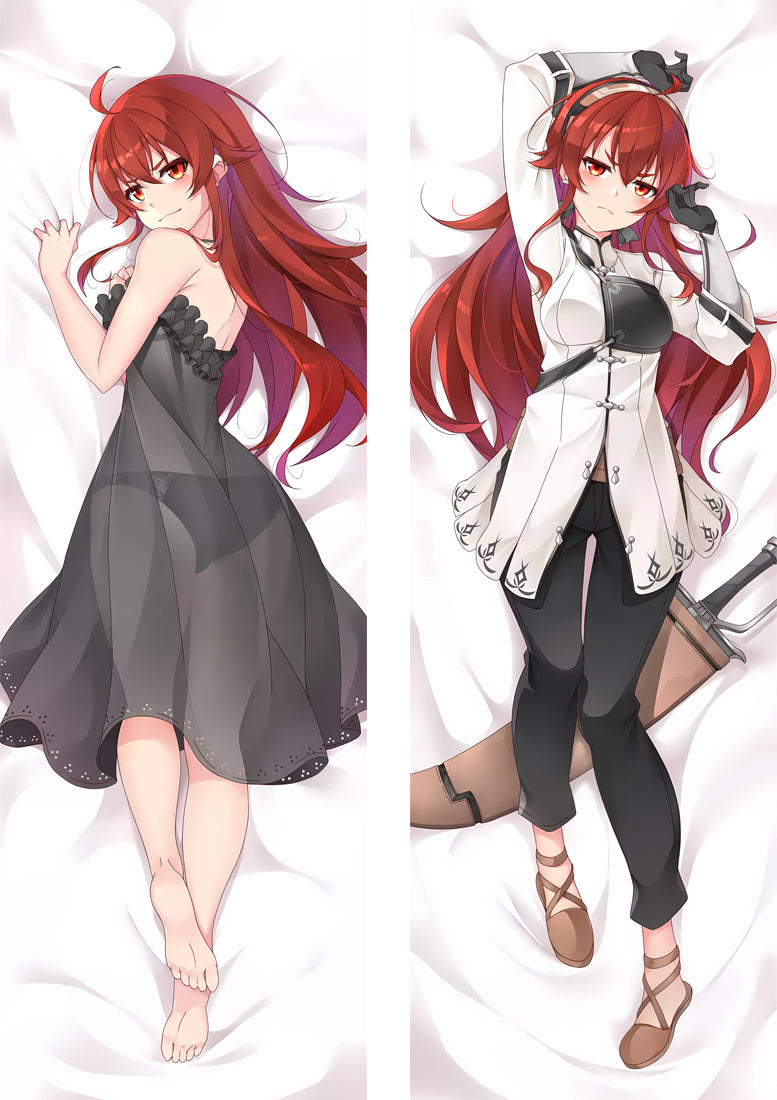 Mushoku Tensei: Jobless Reincarnation Erisu Anime Dakimakura Body Pillow Cover image 0
