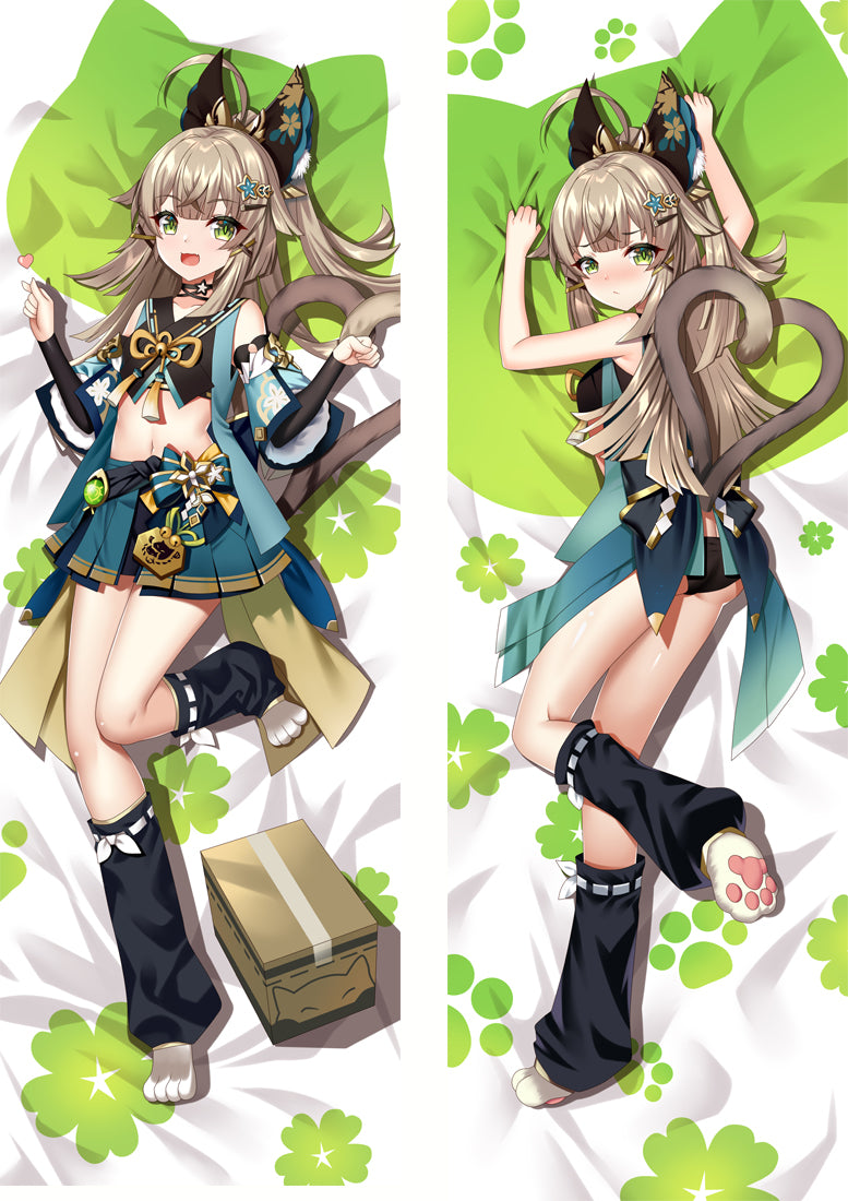 Genshin Impact Kirara Anime Dakimakura Girl Body Pillow Cover image 0