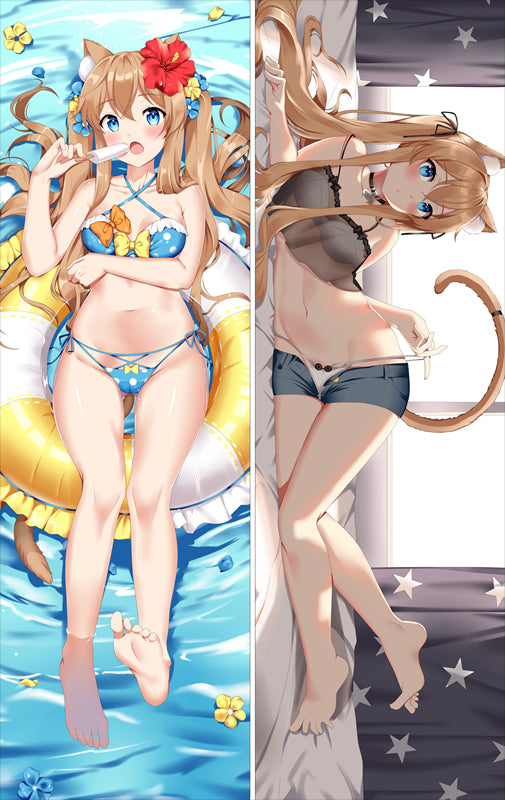 Original Shirley Chan Anime Dakimakura Pillow Cover image 0
