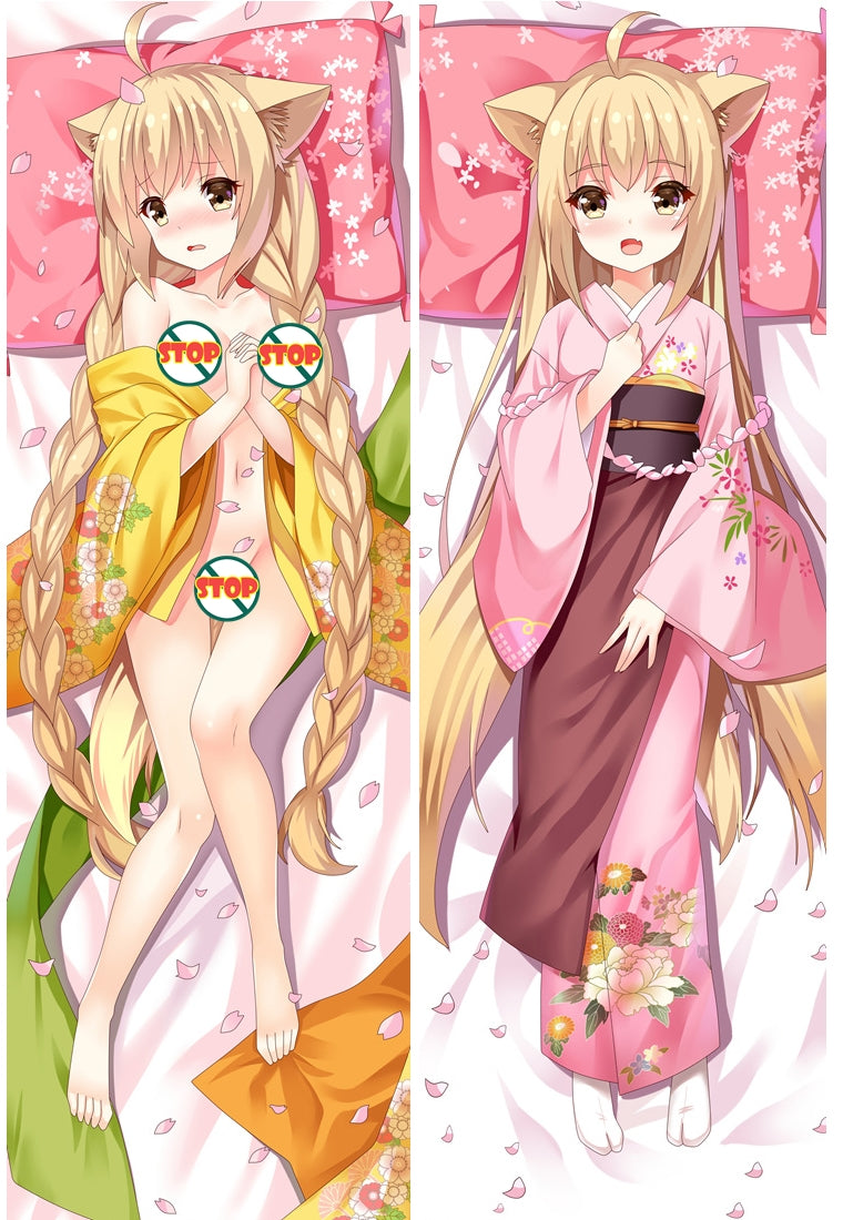 Konohana Kitan Yuzu Anime Dakimakura Pillow Cover image 0
