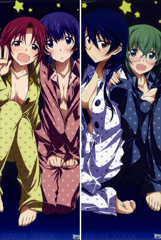 Infinite Stratos Houki Shinonono Anime Dakimakura Body Pillow Cover image 0
