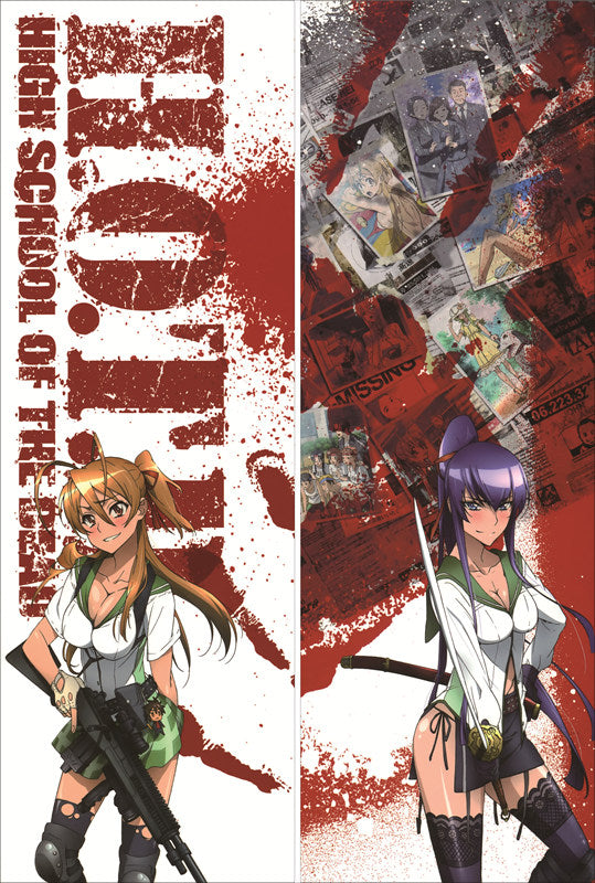 Highschool of the Dead Alice Maresato Anime Dakimakura Anime Dakimakura Body Pillow Case image 0