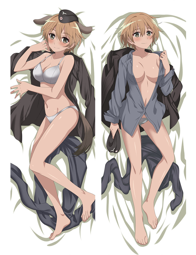 Strike Witches Waltrud Krupinski Anime Dakimakura Pillow Case image 0