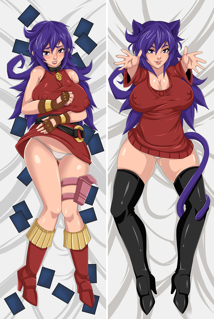 Duel Masters Mimi Tasogare Anime Dakimakura Pillow Cover image 0
