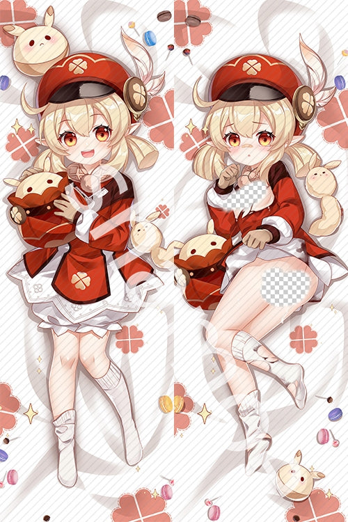 Genshin Impact Klee Anime Dakimakura Pillow Cover image 0