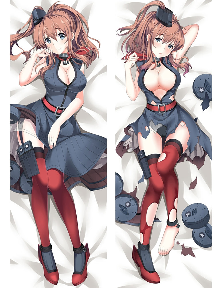 New Anime Kantai Collection KanColle Saratoga Dakimakura Hug Body Pillow Case Cover image 0