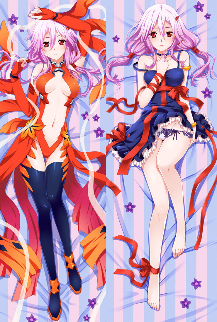Japan Anime Guilty Crown Yuzuriha Inori Dakimakura Pillow Case Hugging Body image 0