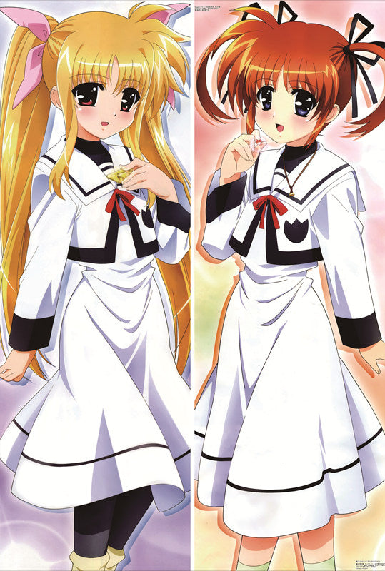 Magical Girl Lyrical Nanoha Fate Testarossa Anime Dakimakura Body Pillow Cover image 0