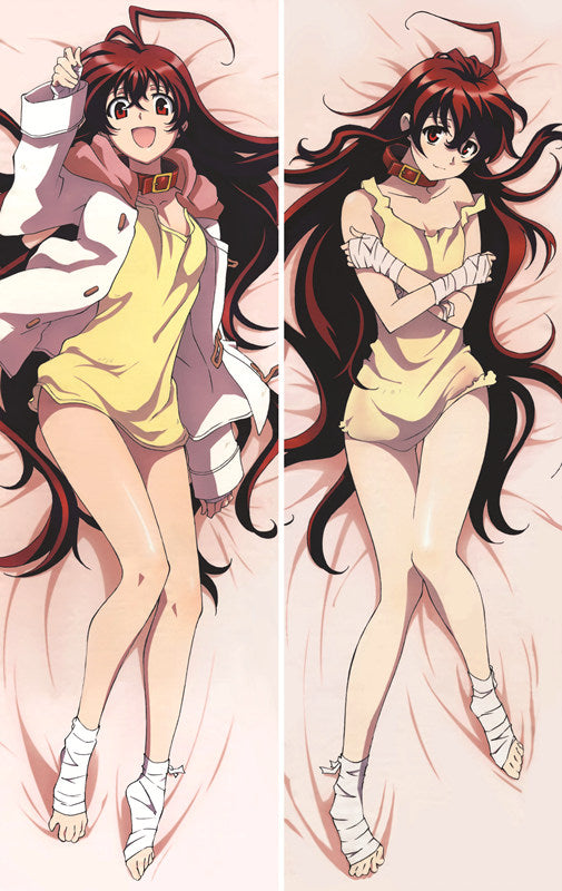 Black God Sano Akane Anime Dakimakura Japanese Pillow Cover image 0