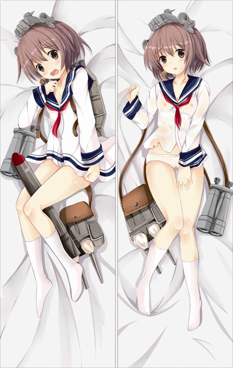 Kantai Collection Destroyer Fubuki Anime Dakimakura Body Pillow Cover image 0