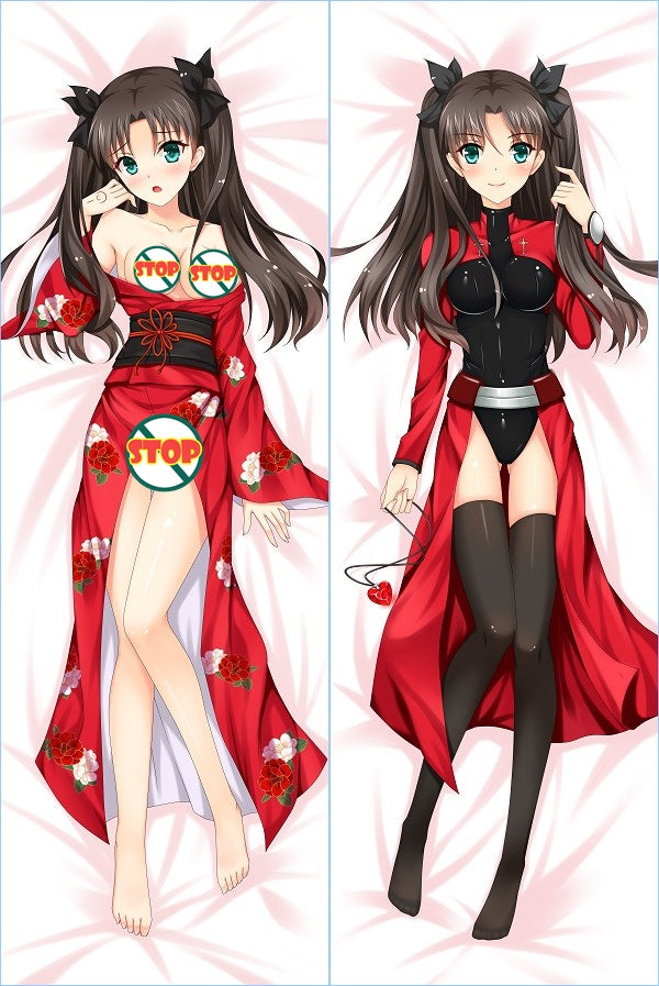 Fate/stay night Rin Tohsaka Anime Dakimakura Pillow Case image 0