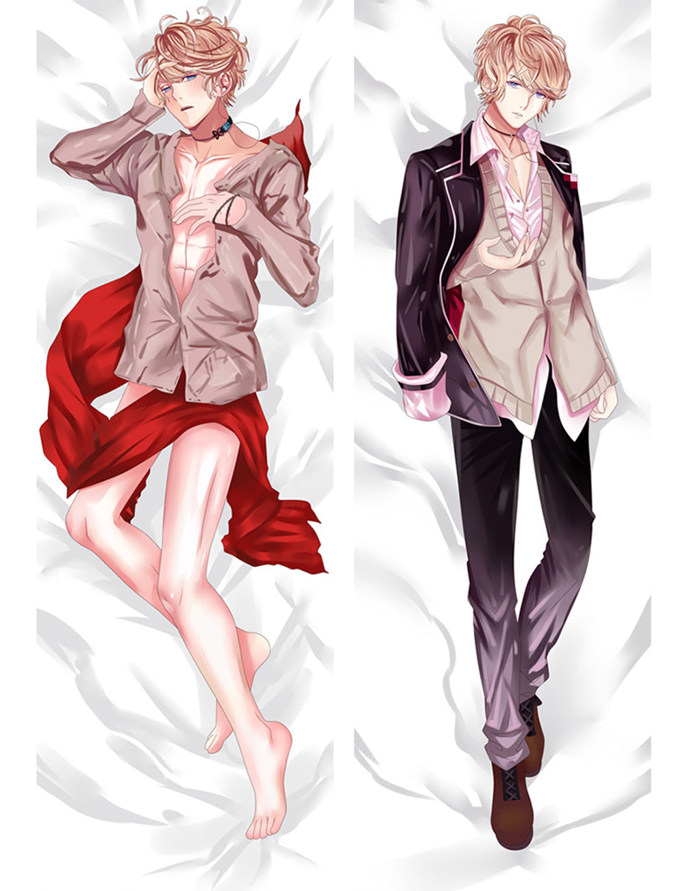 Diabolik Lovers Ayato Sakamaki Kanato Sakamaki Anime Dakimakura Pillow Cover image 0