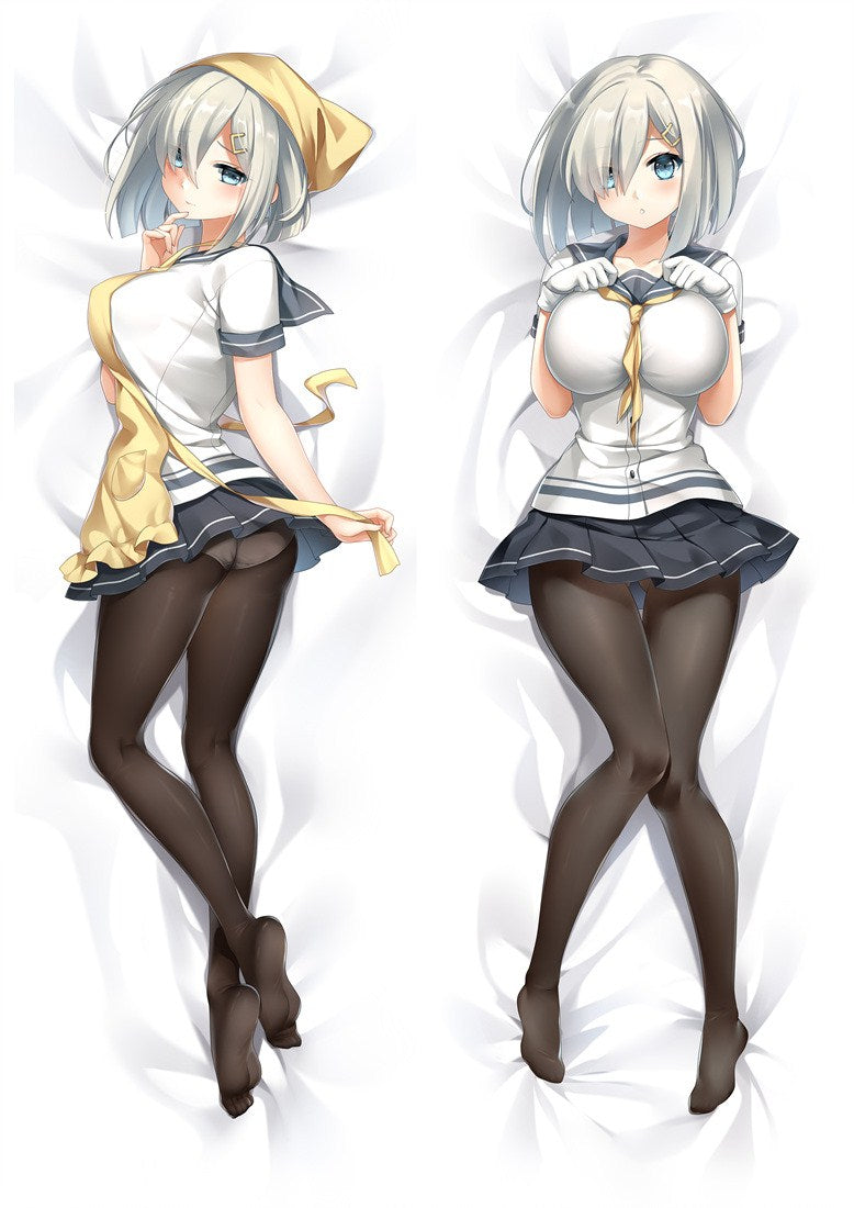 Kantai Collection Hamakaze Anime Dakimakura Pillow Cover image 0