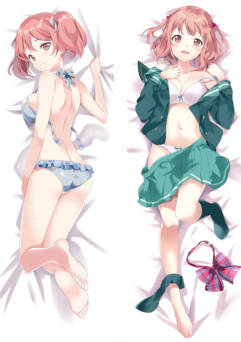 The Devil Is a Part-Timer Chiho Sasaki Anime Dakimakura Pillow Cover image 0