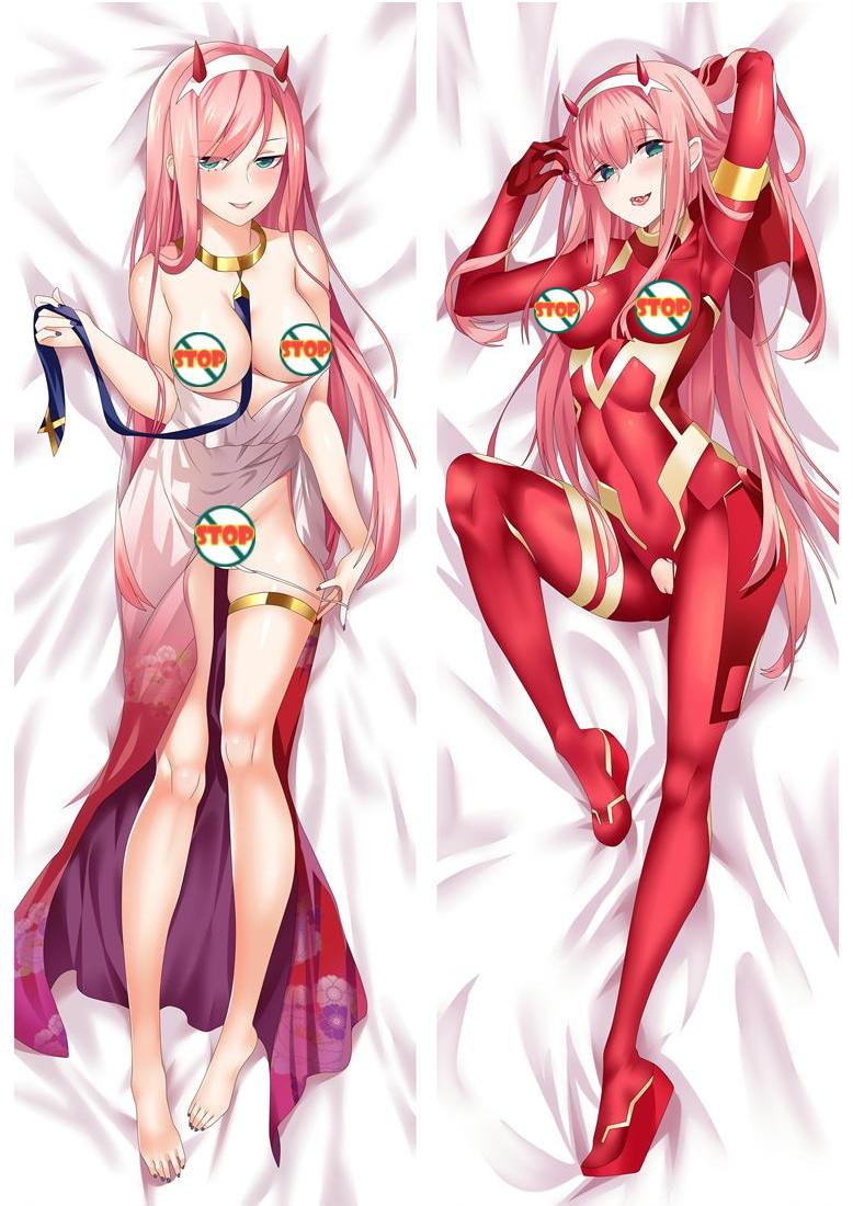 Code:002 Zero Two 18+ Adult Sex Body Pillow Cover with Double Sides Zipper - Darling in the Franxx image 0