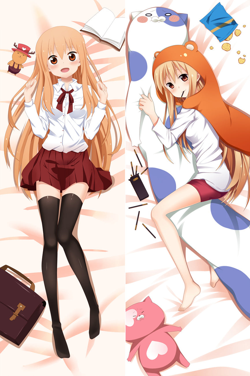 Himouto! Umaru-chan Umaru Doma Anime Dakimakura Pillow Case image 0