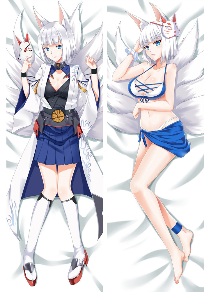 New Game Azur Lane Kaga Dakimakura Hugging Body PillowCase Otaku Cushion Cover image 0