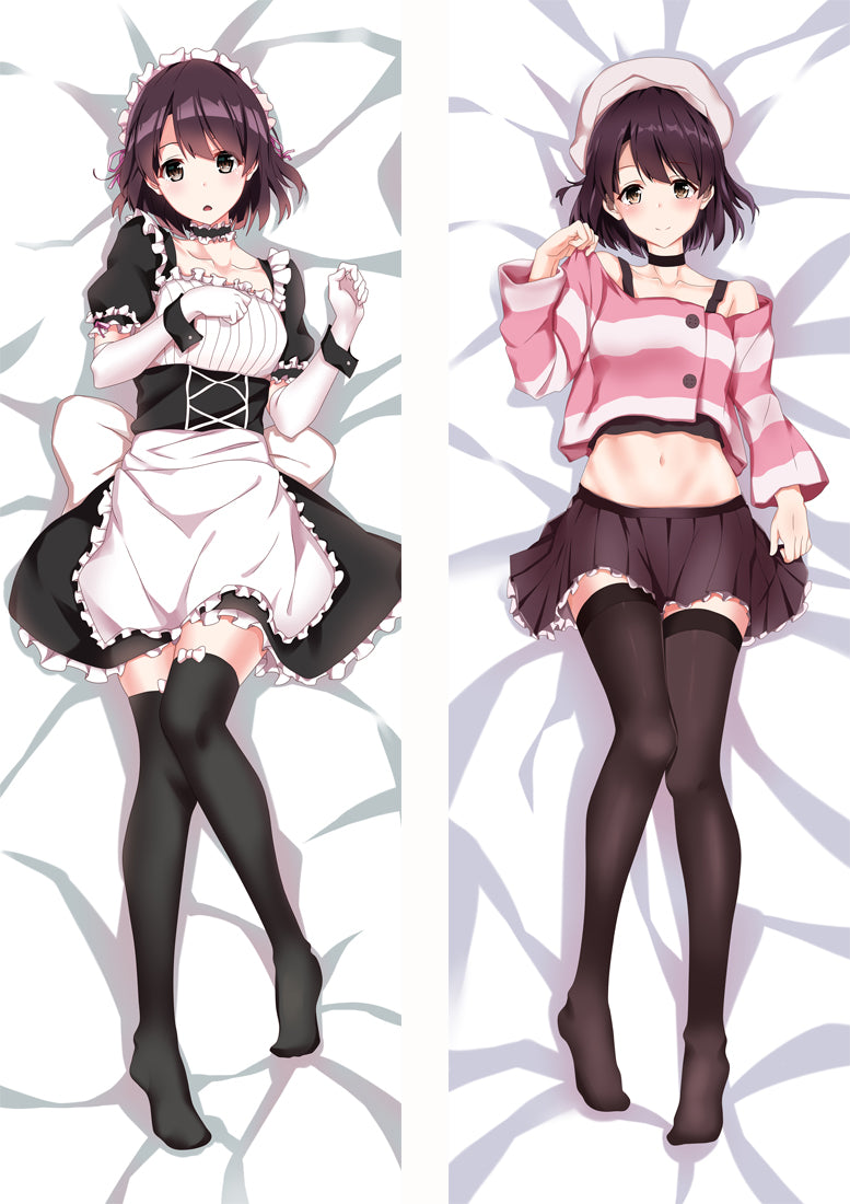 Saekano: How to Raise a Boring Girlfriend KatÅ Megumi Anime Dakimakura Pillow Cover image 0