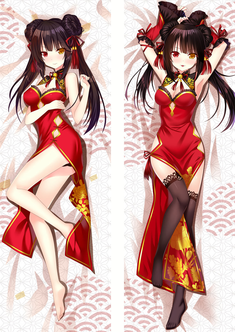 Date A Live Nightmare Tokisaki Kurumi Anime Dakimakura Pillow Cover image 0