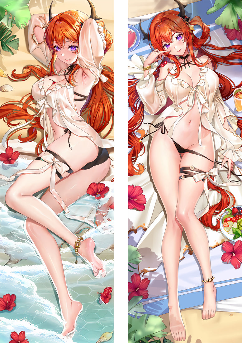 Arknights Surtr 42 Anime Dakimakura Body Pillow Cover image 0
