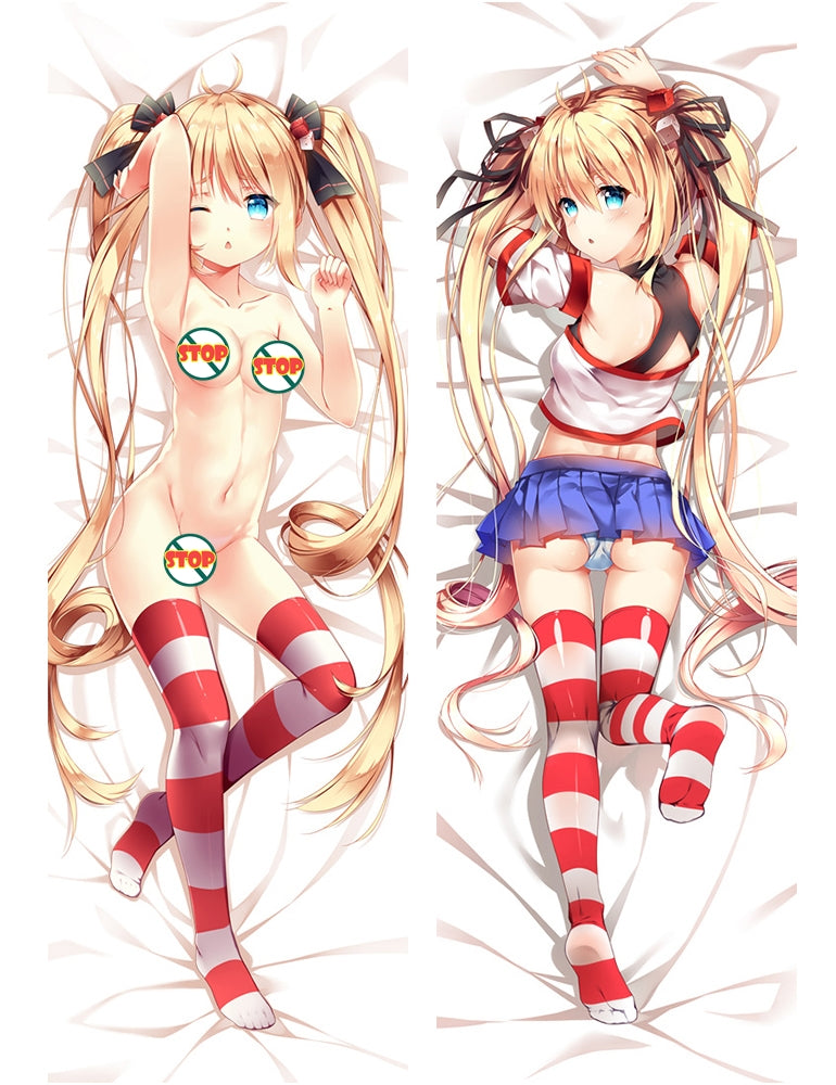New Japanese Anime Battleship Girls Andrea Doria-class battleship Hugging Body Pillow Cover Case image 0